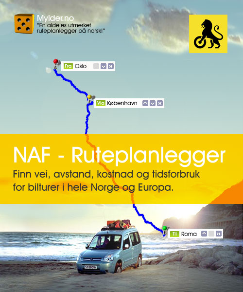 Avstander i norge naf